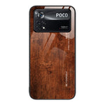 Custodia protettiva in vetro con venature del legno, For Xiaomi Mi 11 Pro, For Xiaomi Poco X4 Pro 5G, For Xiaomi Poco M4 Pro 4G, For Xiaomi Mi 11 Ultra