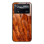 Custodia protettiva in vetro con venature del legno, For Xiaomi Mi 11 Pro, For Xiaomi Poco X4 Pro 5G, For Xiaomi Poco M4 Pro 4G, For Xiaomi Mi 11 Ultra