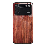 Custodia protettiva in vetro con venature del legno, For Xiaomi Mi 11 Pro, For Xiaomi Poco X4 Pro 5G, For Xiaomi Poco M4 Pro 4G, For Xiaomi Mi 11 Ultra