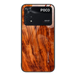 Custodia protettiva in vetro con venature del legno, For Xiaomi Mi 11 Pro, For Xiaomi Poco X4 Pro 5G, For Xiaomi Poco M4 Pro 4G, For Xiaomi Mi 11 Ultra