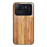 Custodia protettiva in vetro con venature del legno, For Xiaomi Mi 11 Pro, For Xiaomi Poco X4 Pro 5G, For Xiaomi Poco M4 Pro 4G, For Xiaomi Mi 11 Ultra