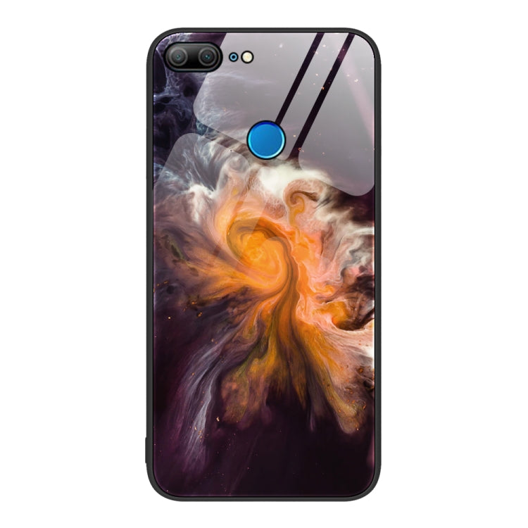 Custodia protettiva per telefono in vetro con motivo in marmo, For Honor 9 Lite, For Huawei Nzone S7 Pro 5G, For Huawei Nova 3i