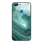 Custodia protettiva per telefono in vetro con motivo in marmo, For Honor 9 Lite, For Huawei Nzone S7 Pro 5G, For Huawei Nova 3i