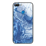 Custodia protettiva per telefono in vetro con motivo in marmo, For Honor 9 Lite, For Huawei Nzone S7 Pro 5G, For Huawei Nova 3i