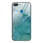 Custodia protettiva per telefono in vetro con motivo in marmo, For Honor 9 Lite, For Huawei Nzone S7 Pro 5G, For Huawei Nova 3i