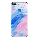 Custodia protettiva per telefono in vetro con motivo in marmo, For Honor 9 Lite, For Huawei Nzone S7 Pro 5G, For Huawei Nova 3i