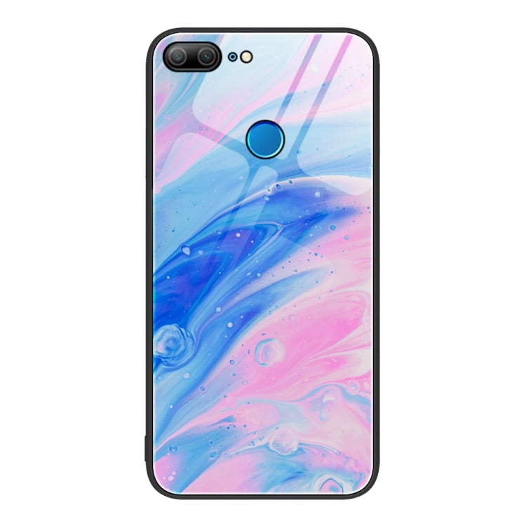 Custodia protettiva per telefono in vetro con motivo in marmo, For Honor 9 Lite, For Huawei Nzone S7 Pro 5G, For Huawei Nova 3i