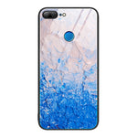 Custodia protettiva per telefono in vetro con motivo in marmo, For Honor 9 Lite, For Huawei Nzone S7 Pro 5G, For Huawei Nova 3i