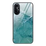 Custodia protettiva per telefono in vetro con motivo in marmo, For Huawei Nova 8 Pro, For Huawei Nova 8 SE, For Huawei Nova 9