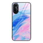 Custodia protettiva per telefono in vetro con motivo in marmo, For Huawei Nova 8 Pro, For Huawei Nova 8 SE, For Huawei Nova 9