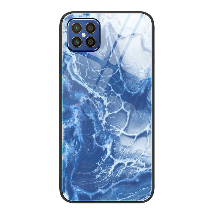 Custodia protettiva per telefono in vetro con motivo in marmo, For Huawei Nova 8 Pro, For Huawei Nova 8 SE, For Huawei Nova 9
