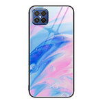 Custodia protettiva per telefono in vetro con motivo in marmo, For Huawei Nova 8 Pro, For Huawei Nova 8 SE, For Huawei Nova 9