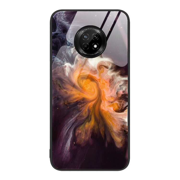 Custodia protettiva per telefono in vetro con motivo in marmo, For Huawei Enjoy 20 Plus 5G, For Huawei Enjoy 20 SE 4G, For Huawei Enjoy 20 5G