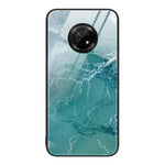 Custodia protettiva per telefono in vetro con motivo in marmo, For Huawei Enjoy 20 Plus 5G, For Huawei Enjoy 20 SE 4G, For Huawei Enjoy 20 5G