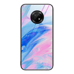 Custodia protettiva per telefono in vetro con motivo in marmo, For Huawei Enjoy 20 Plus 5G, For Huawei Enjoy 20 SE 4G, For Huawei Enjoy 20 5G