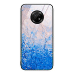 Custodia protettiva per telefono in vetro con motivo in marmo, For Huawei Enjoy 20 Plus 5G, For Huawei Enjoy 20 SE 4G, For Huawei Enjoy 20 5G