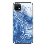 Custodia protettiva per telefono in vetro con motivo in marmo, For Huawei Enjoy 20 Plus 5G, For Huawei Enjoy 20 SE 4G, For Huawei Enjoy 20 5G