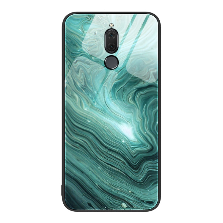 Custodia protettiva per telefono in vetro con motivo in marmo, For Huawei Maimang 6, For Huawei Maimang 7, For Huawei Maimang 10
