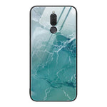 Custodia protettiva per telefono in vetro con motivo in marmo, For Huawei Maimang 6, For Huawei Maimang 7, For Huawei Maimang 10