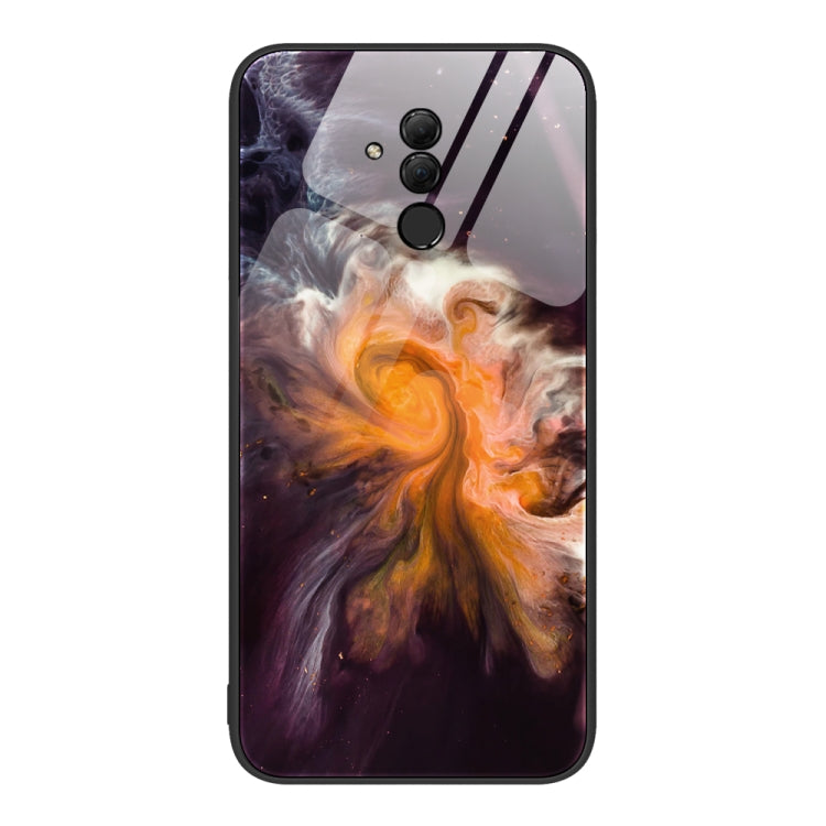 Custodia protettiva per telefono in vetro con motivo in marmo, For Huawei Maimang 6, For Huawei Maimang 7, For Huawei Maimang 10