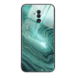 Custodia protettiva per telefono in vetro con motivo in marmo, For Huawei Maimang 6, For Huawei Maimang 7, For Huawei Maimang 10