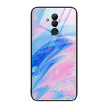 Custodia protettiva per telefono in vetro con motivo in marmo, For Huawei Maimang 6, For Huawei Maimang 7, For Huawei Maimang 10