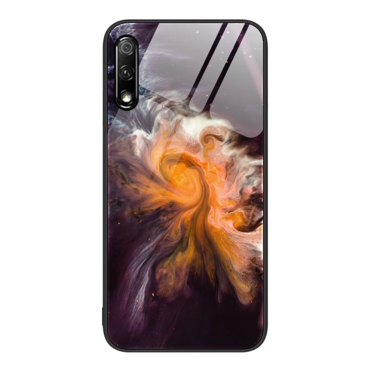 Custodia protettiva per telefono in vetro con motivo in marmo, For Honor 9X, For Honor 10, For Honor 20 Pro