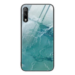 Custodia protettiva per telefono in vetro con motivo in marmo, For Honor 9X, For Honor 10, For Honor 20 Pro