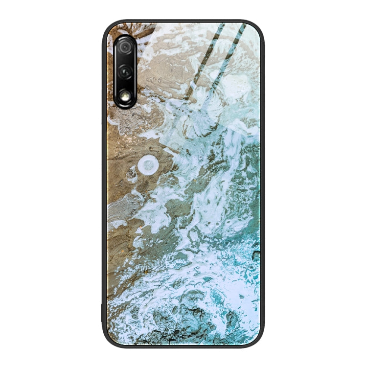 Custodia protettiva per telefono in vetro con motivo in marmo, For Honor 9X, For Honor 10, For Honor 20 Pro