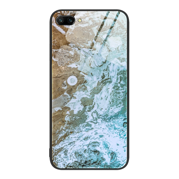 Custodia protettiva per telefono in vetro con motivo in marmo, For Honor 9X, For Honor 10, For Honor 20 Pro