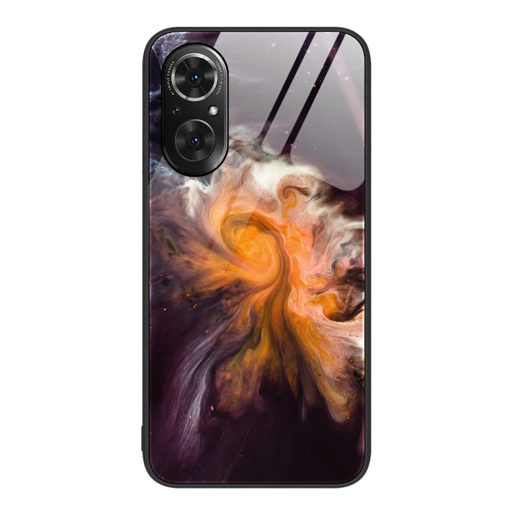 Custodia protettiva per telefono in vetro con motivo in marmo, For Honor 50 SE, For Honor 50, For Honor Play 3e
