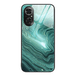 Custodia protettiva per telefono in vetro con motivo in marmo, For Honor 50 SE, For Honor 50, For Honor Play 3e