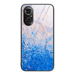 Custodia protettiva per telefono in vetro con motivo in marmo, For Honor 50 SE, For Honor 50, For Honor Play 3e