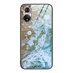Custodia protettiva per telefono in vetro con motivo in marmo, For Honor 50 SE, For Honor 50, For Honor Play 3e