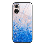 Custodia protettiva per telefono in vetro con motivo in marmo, For Honor 50 SE, For Honor 50, For Honor Play 3e