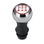 MR-9017 Testa del pomello del cambio del cambio modificata per auto per Peugeot, 5 Speed Black, 5 Speed Red, 5 Speed Black Red, 6 Speed