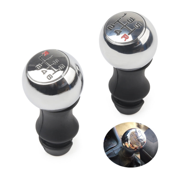 MR-9017 Testa del pomello del cambio del cambio modificata per auto per Peugeot, 5 Speed Black, 5 Speed Red, 5 Speed Black Red, 6 Speed