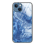 Custodia protettiva per telefono in vetro con motivo in marmo, For iPhone 14 Plus, For iPhone 14 Pro Max, For iPhone 14 Pro