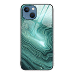 Custodia protettiva per telefono in vetro con motivo in marmo, For iPhone 14, For iPhone 1XR, For iPhone XS Max