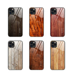 Custodia protettiva in vetro con venature del legno, For iPhone 11 Pro Max, For iPhone 13 Pro Max, For iPhone 13 Pro, For iPhone 13