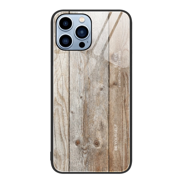 Custodia protettiva in vetro con venature del legno, For iPhone 11 Pro Max, For iPhone 13 Pro Max, For iPhone 13 Pro, For iPhone 13