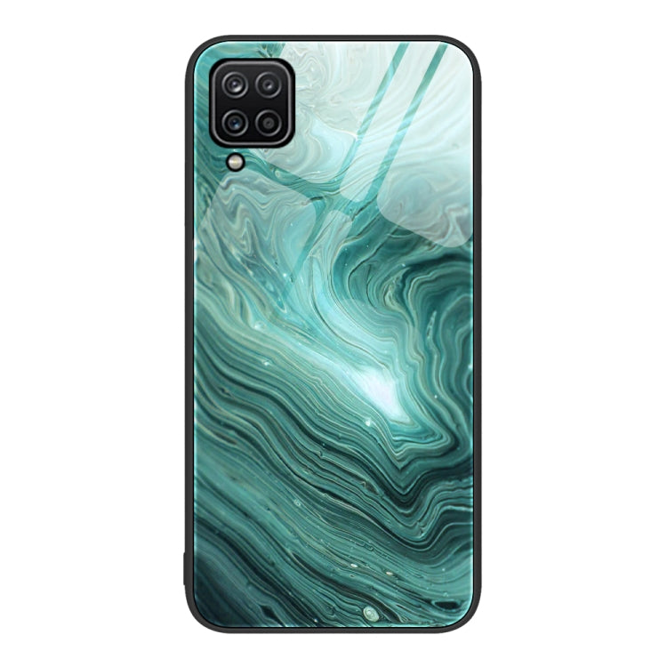 Custodia protettiva per telefono in vetro con motivo in marmo, For Samsung Galaxy A12 5G, For Samsung Galaxy A52, For Samsung Galaxy A53