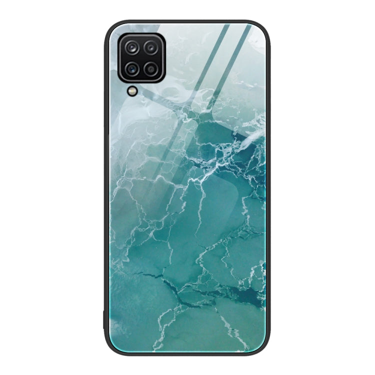 Custodia protettiva per telefono in vetro con motivo in marmo, For Samsung Galaxy A12 5G, For Samsung Galaxy A52, For Samsung Galaxy A53