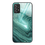 Custodia protettiva per telefono in vetro con motivo in marmo, For Samsung Galaxy A12 5G, For Samsung Galaxy A52, For Samsung Galaxy A53