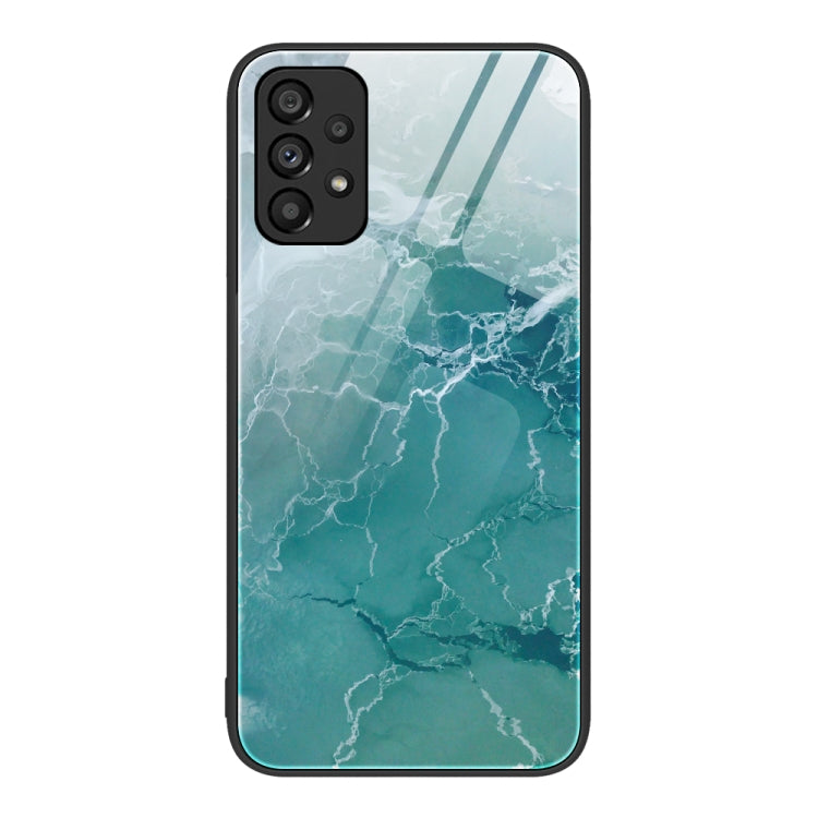 Custodia protettiva per telefono in vetro con motivo in marmo, For Samsung Galaxy A12 5G, For Samsung Galaxy A52, For Samsung Galaxy A53