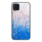Custodia protettiva per telefono in vetro con motivo in marmo, For Samsung Galaxy M32, For Samsung Galaxy M52 5G, For Samsung Galaxy S21 5G