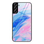 Custodia protettiva per telefono in vetro con motivo in marmo, For Samsung Galaxy S22+ 5G, For OnePlus 10 Pro, For OnePlus Nord 2 5G