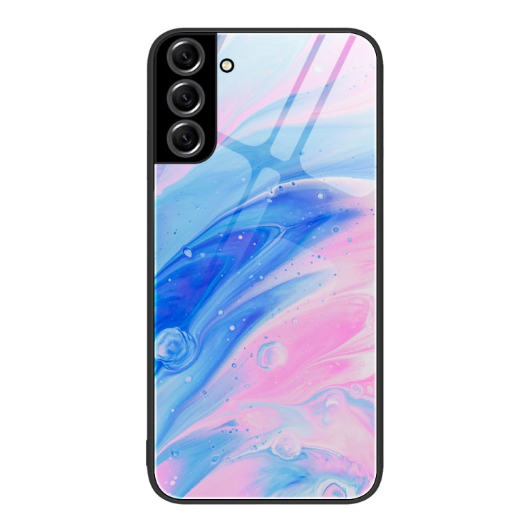 Custodia protettiva per telefono in vetro con motivo in marmo, For Samsung Galaxy S22+ 5G, For OnePlus 10 Pro, For OnePlus Nord 2 5G