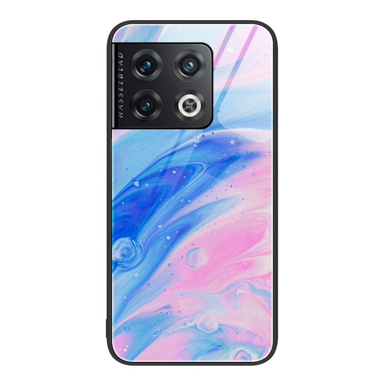 Custodia protettiva per telefono in vetro con motivo in marmo, For Samsung Galaxy S22+ 5G, For OnePlus 10 Pro, For OnePlus Nord 2 5G