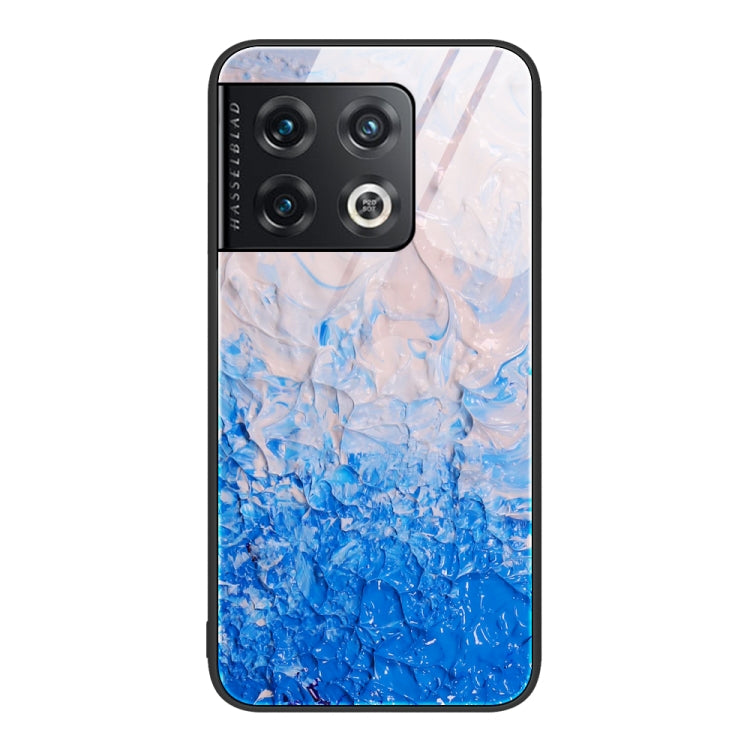Custodia protettiva per telefono in vetro con motivo in marmo, For Samsung Galaxy S22+ 5G, For OnePlus 10 Pro, For OnePlus Nord 2 5G
